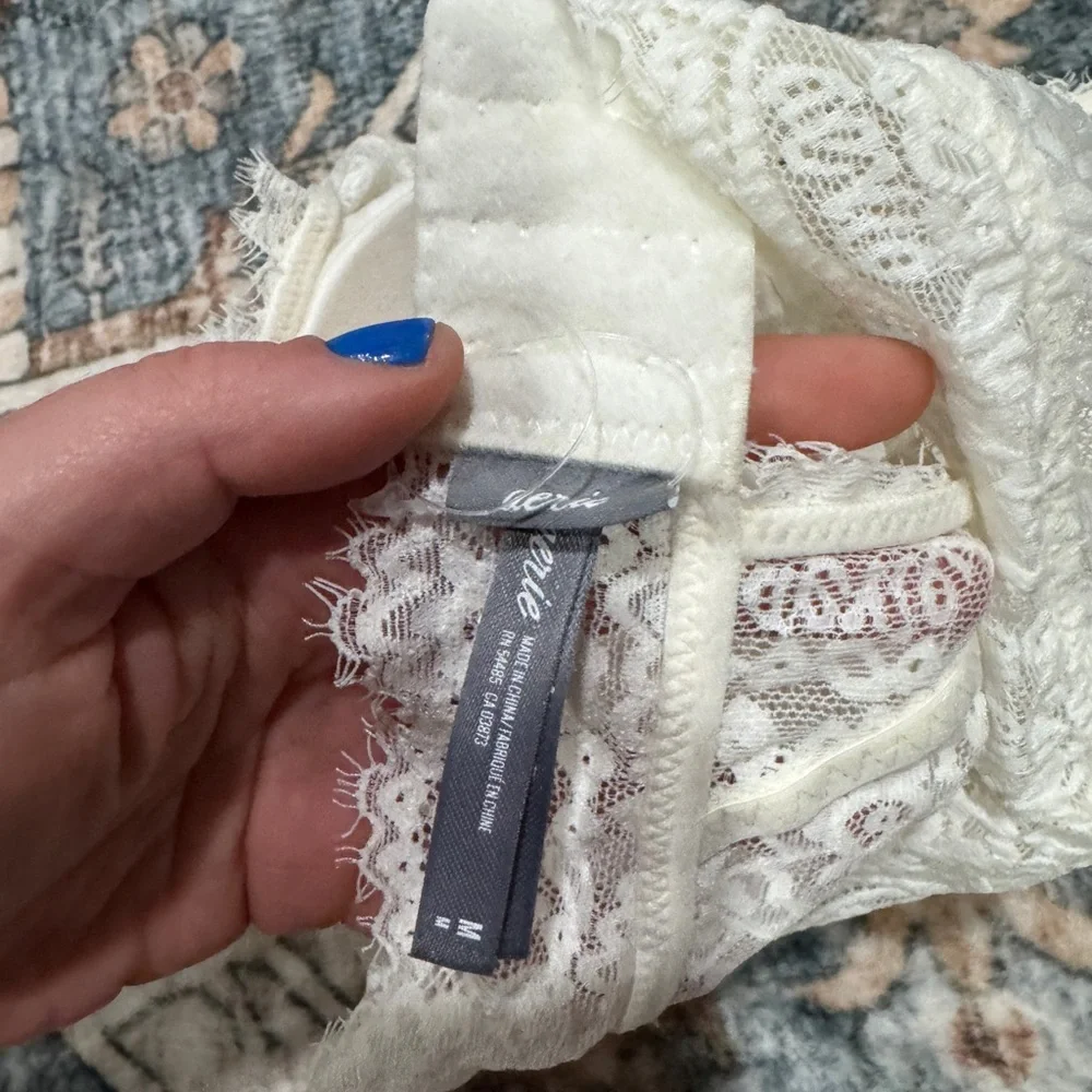 Aerie Cream Lace Bralette - Picture 3 of 4